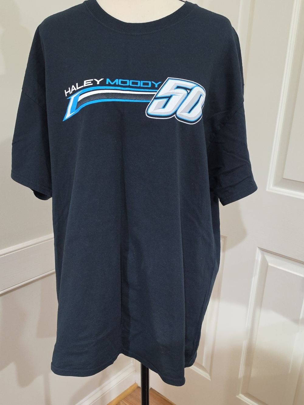 Haley Moody #50 Short Track Racing Graphic Tee Shirt Black - Size XL